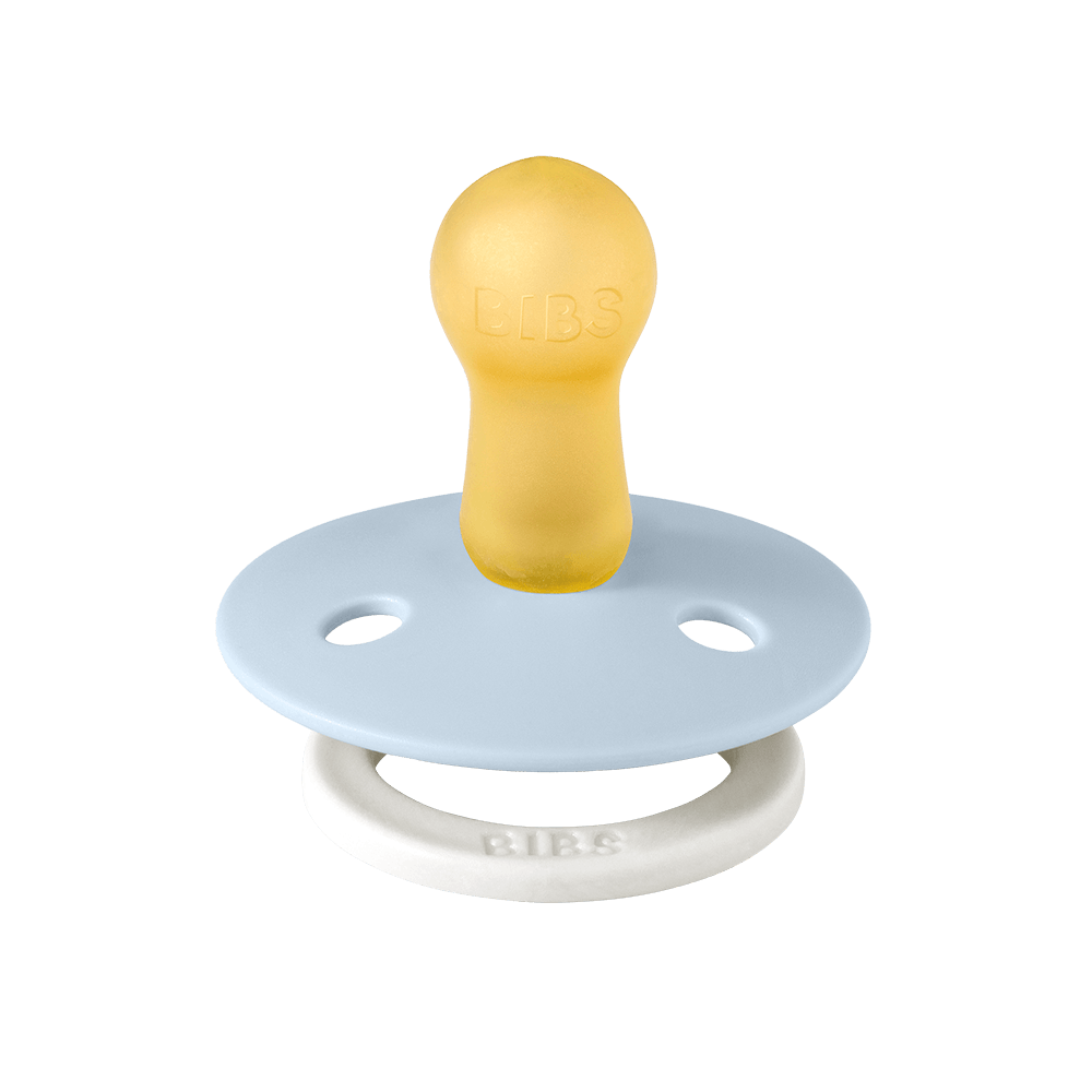 BIBS Colour 2 PACK Iron GLOW/Baby Blue GLOW - BIBS EU