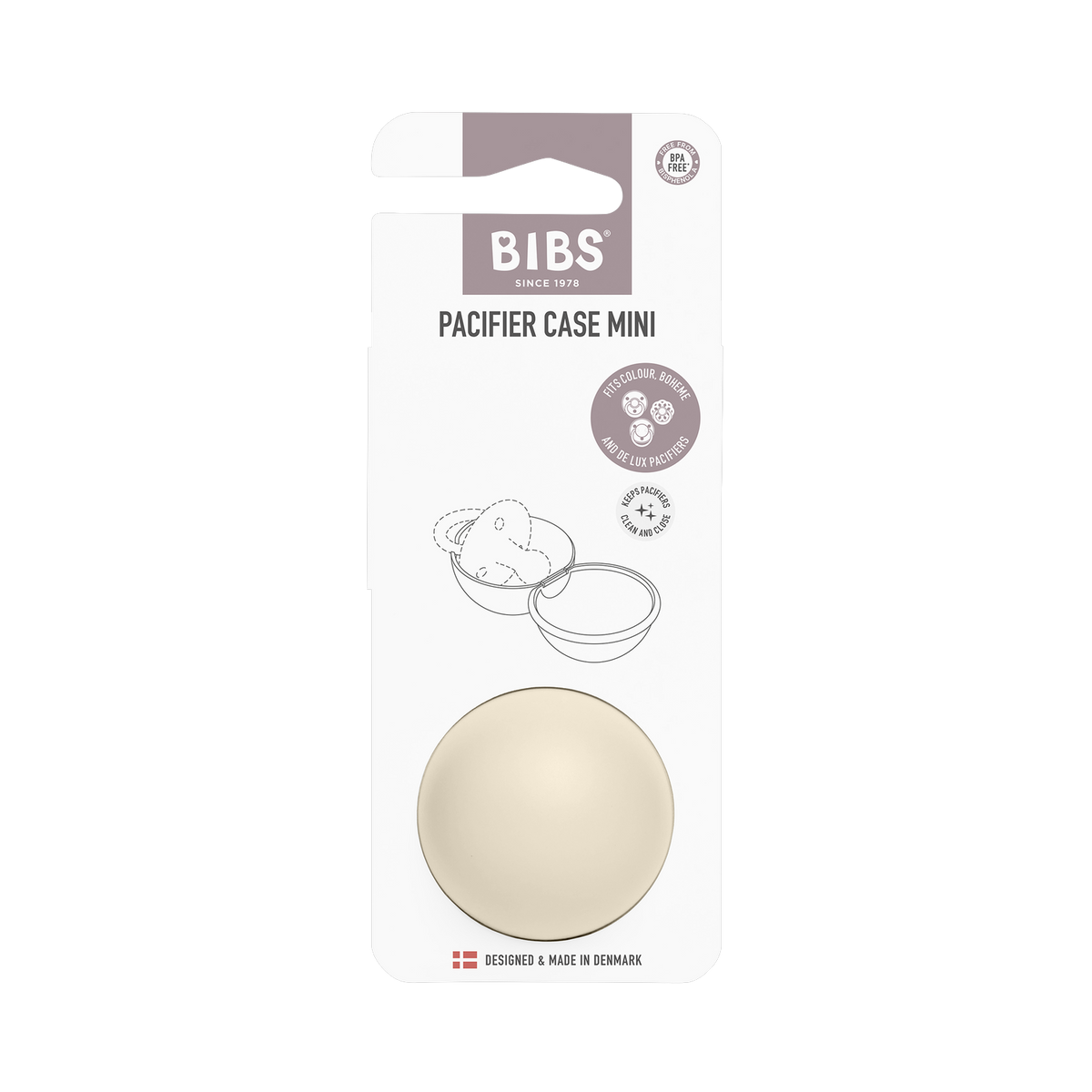 Pacifier Case Mini - Ivory