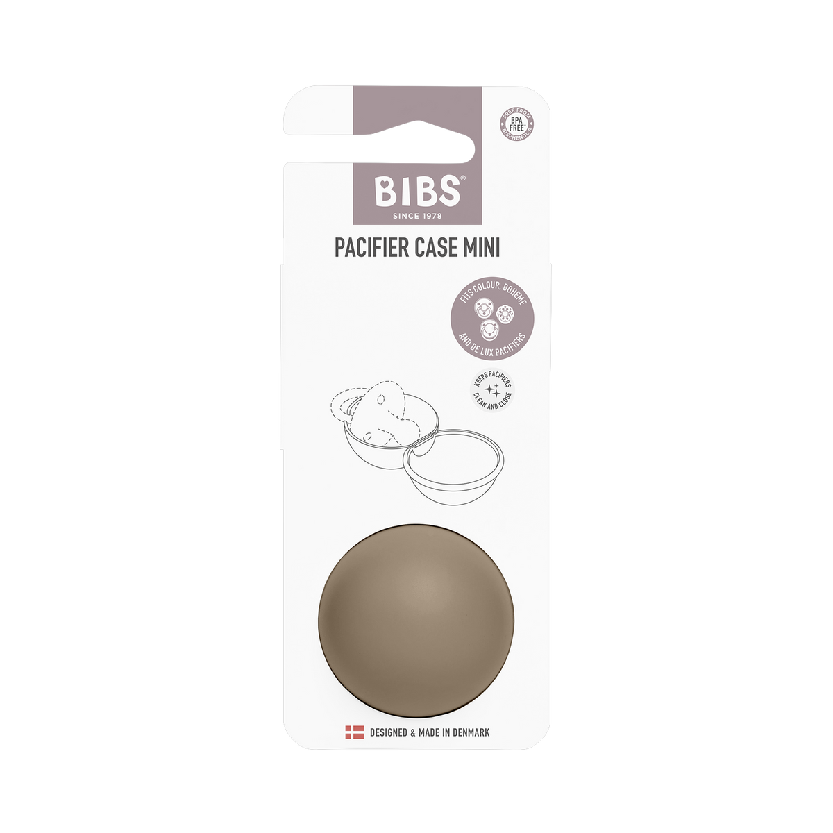 Pacifier Case Mini - Dark Oak