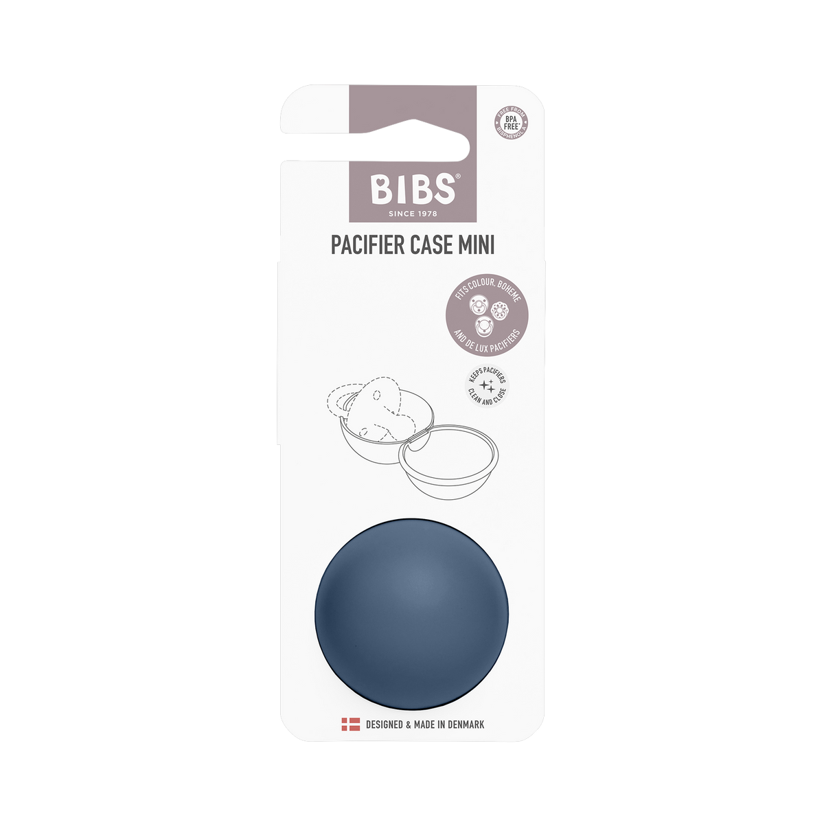 Pacifier Case Mini - Steel Blue