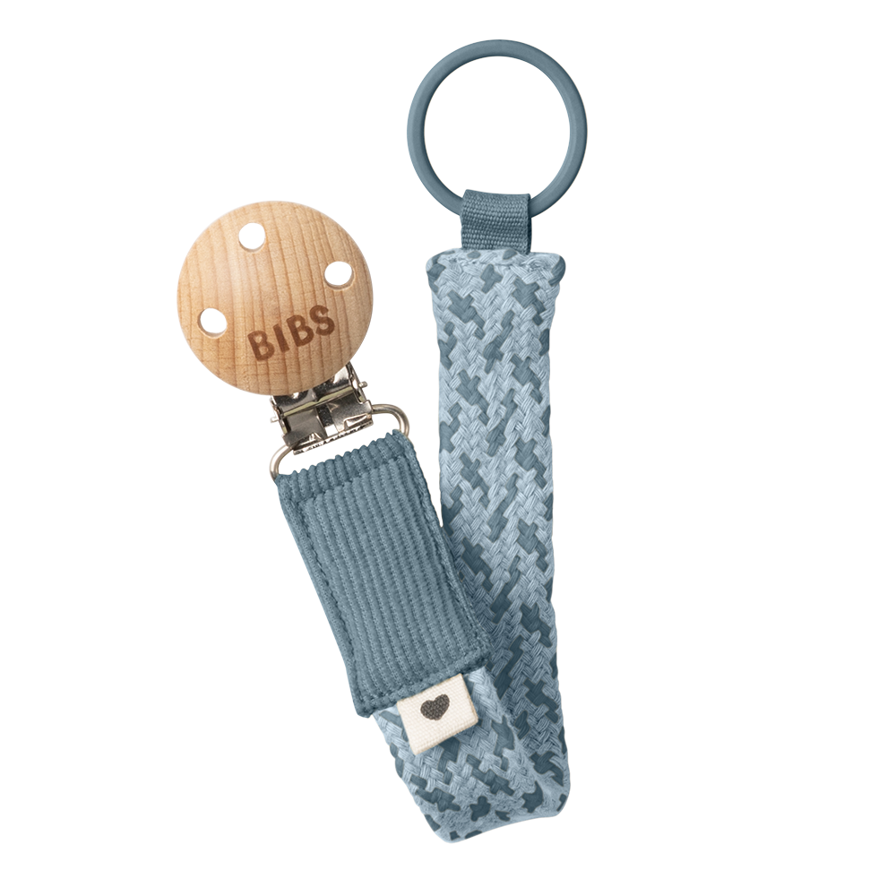 Pacifier Clip Petrol/Baby Blue