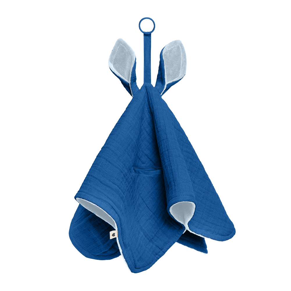 Cuddle Cloth Kangaroo - Cornflower - BIBS