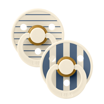 Studio Colour 2 Pack Pin - Ivory Steel Blue Mix