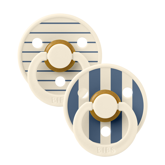 Studio Colour 2 Pack Pin - Ivory Steel Blue Mix