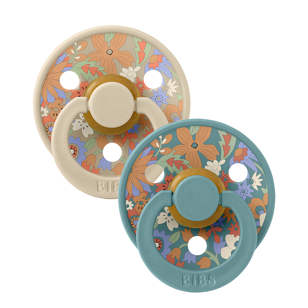 BIBS x LIBERTY Colour 2 Pack June Blossom - Vanilla Hush Mix