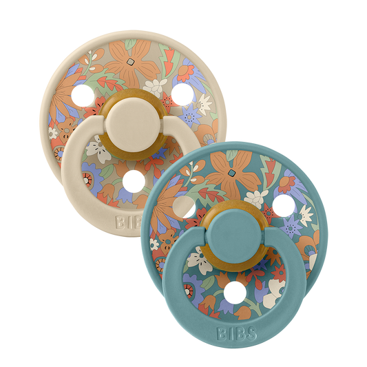 BIBS x LIBERTY Colour 2 Pack June Blossom - Vanilla Hush Mix