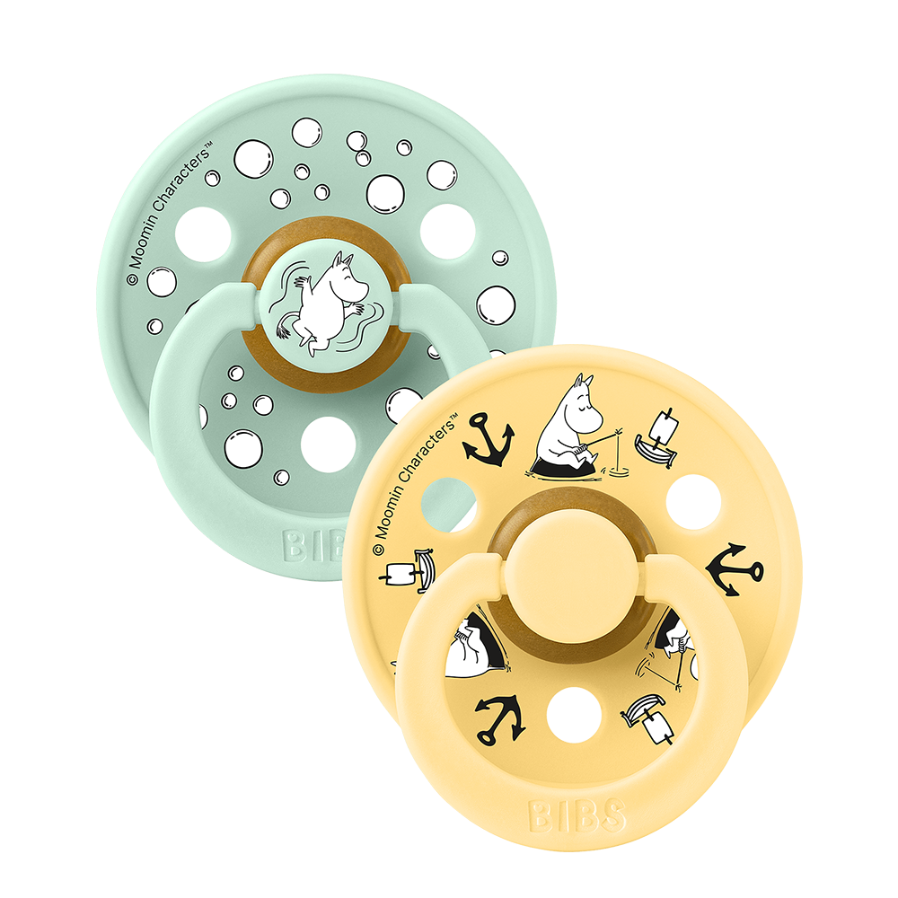 BIBS x Moomin Colour 2 pack Sailing - Nordic Mint mix