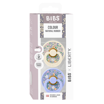 BIBS x LIBERTY Colour 2 Pack Chloe Meadow - Ivory Mix