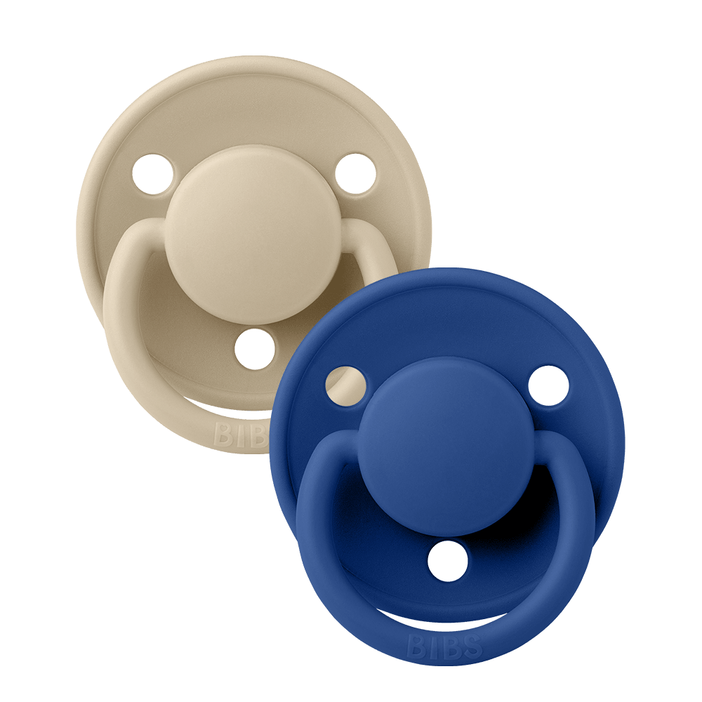 De Lux 2 PACK - Vanilla/Cornflower - BIBS