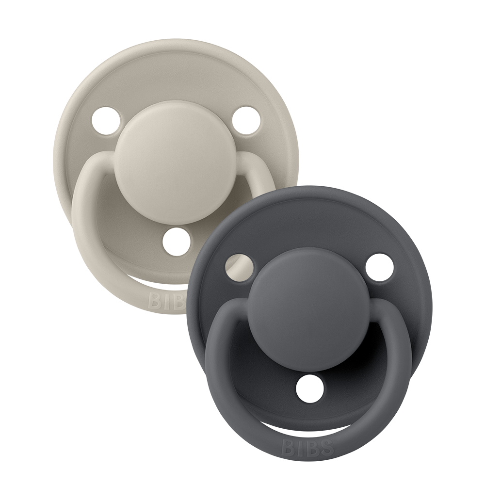 De Lux 2 PACK - Sand/Iron - BIBS