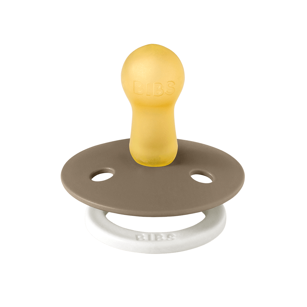 BIBS Colour 2 PACK Vanilla GLOW/Dark Oak GLOW - BIBS EU