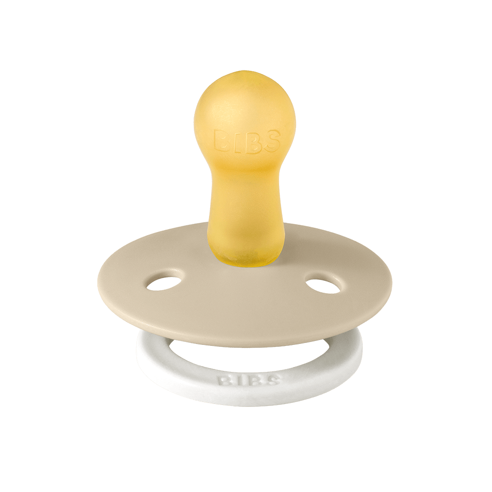 BIBS Colour 2 PACK Vanilla GLOW/Dark Oak GLOW - BIBS EU