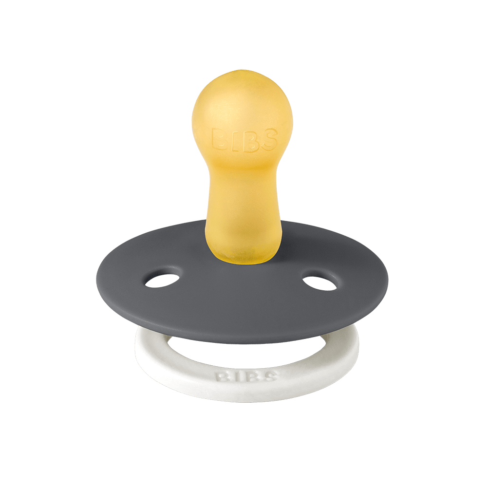 BIBS Colour 2 PACK Iron GLOW/Baby Blue GLOW - BIBS EU