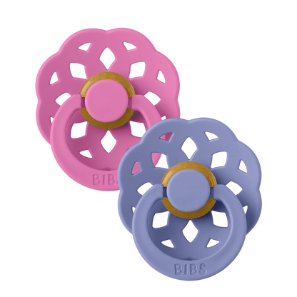 Boheme Pacifiers 2 Pack - Bubblegum/Peri - BIBS