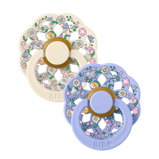 BIBS x LIBERTY Boheme 2 Pack Chloe Meadow - Ivory Mix - BIBS