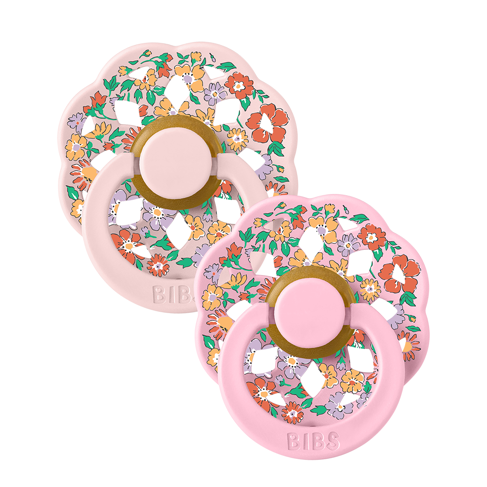 BIBS x LIBERTY Boheme 2 Pack Oscar Meadow - Blossom Mix - BIBS