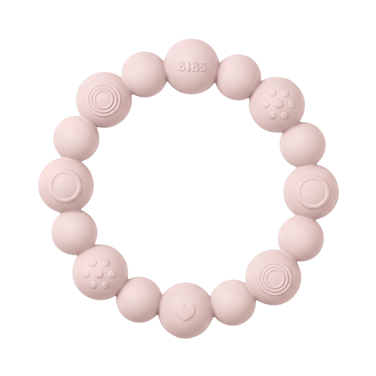 Beaded Teething Ring - Petal