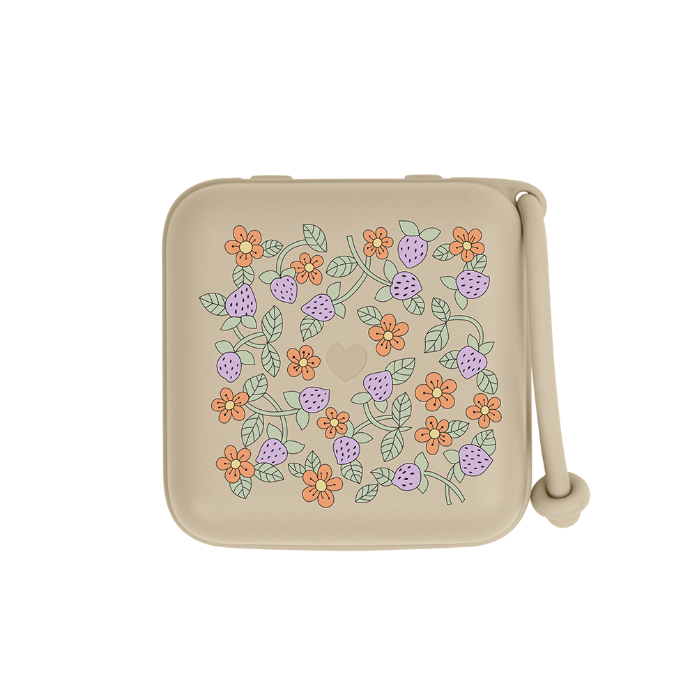 BIBS x LIBERTY Pacifier Box - Strawberries and Cream Vanilla
