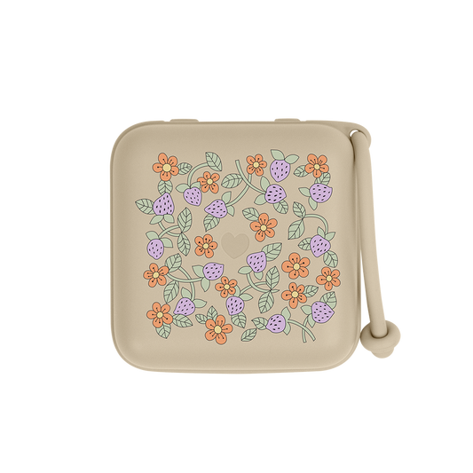 BIBS x LIBERTY Pacifier Box - Strawberries and Cream Vanilla