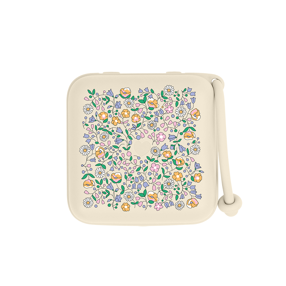 BIBS x LIBERTY Pacifier Box Chloe Meadow - Ivory - BIBS