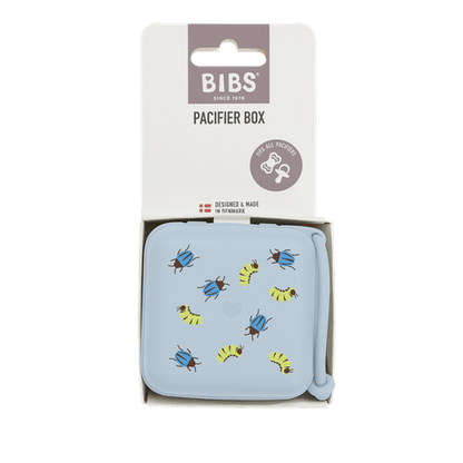 STUDIO Pacifier Box Beetle Caterpillar Mix - Baby Blue