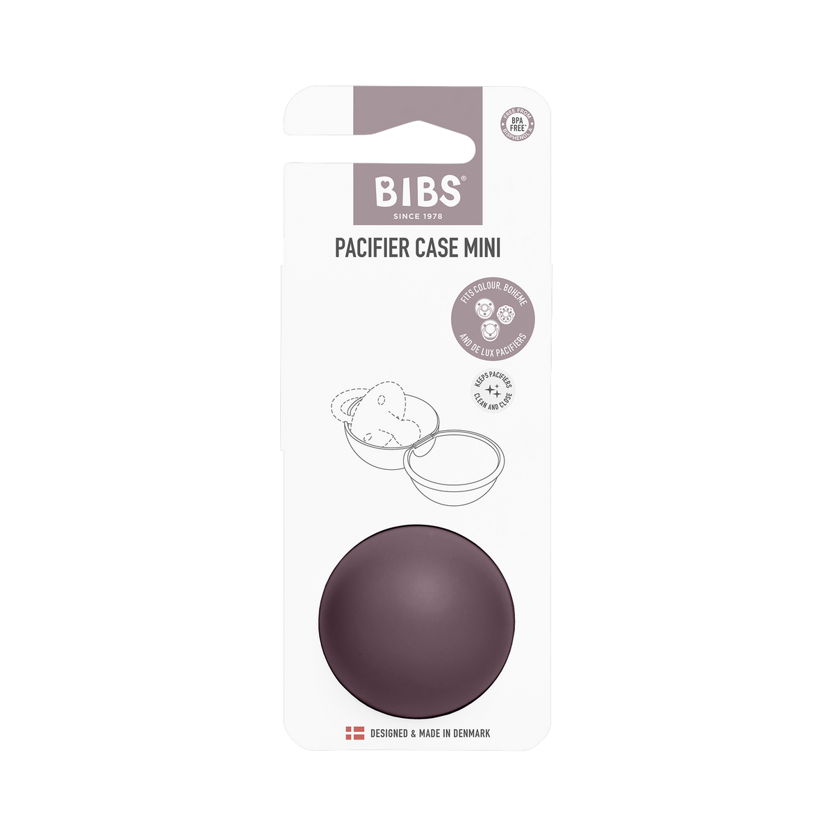 Pacifier Case Mini - Plum