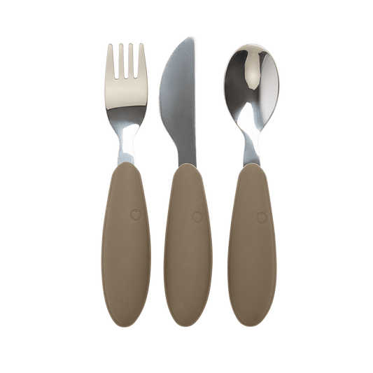 Mealtime Set - Vanilla/Dark Oak - BIBS