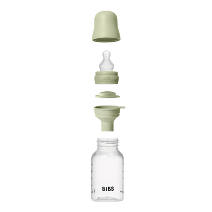 Baby BPA-Free PP Bottle Set 150ml Silicone - Sage