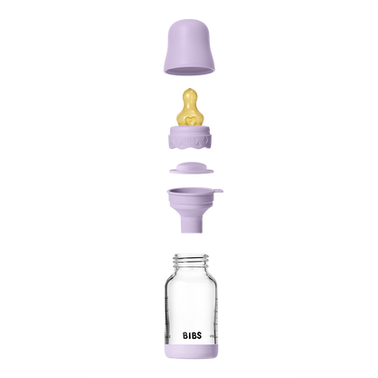 Baby Glass Bottle Boheme Set 4oz Latex - Violet Sky