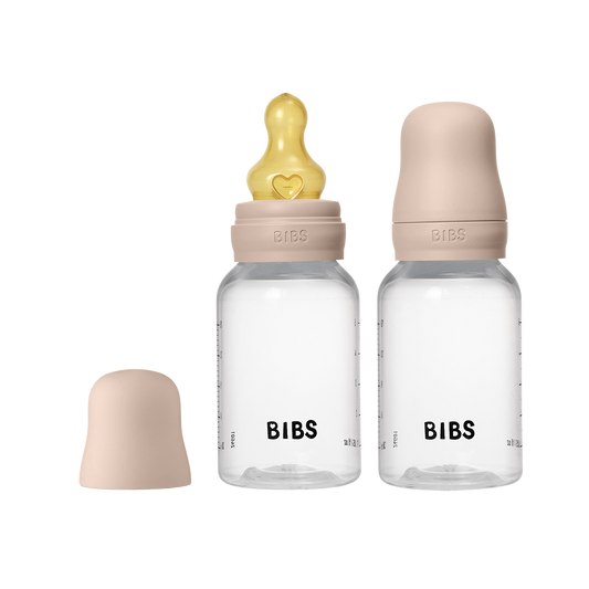 Baby BPA-Free PP Bottle Set 150ml 2 Pack Latex - Blush - BIBS
