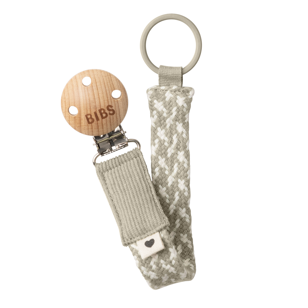 Pacifier Clip Sand/Ivory