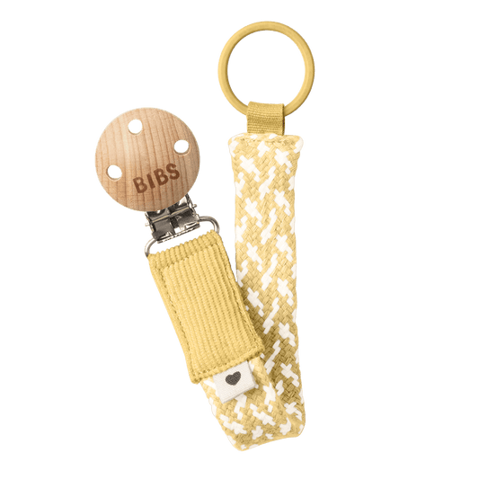 Pacifier Clip - Pale Butter/Ivory - BIBS