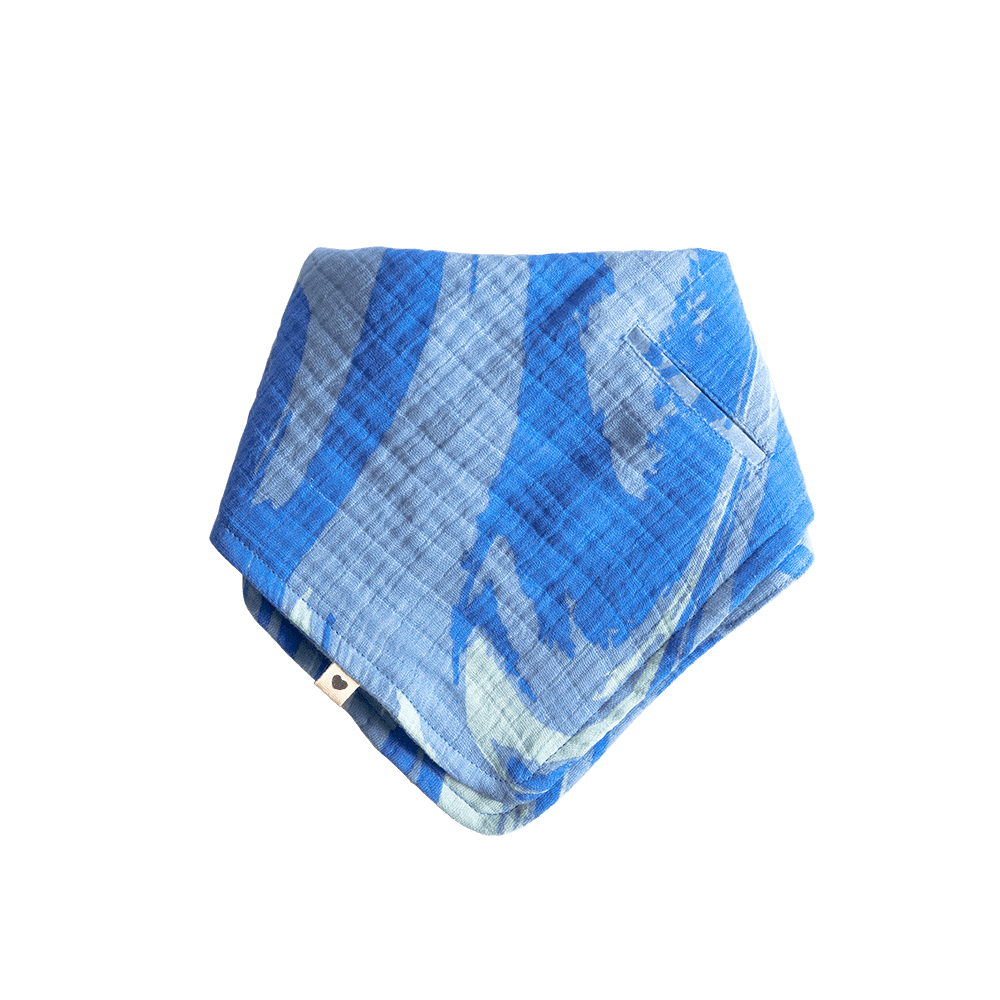 Bandana Bib - Tie Dye Ocean - BIBS