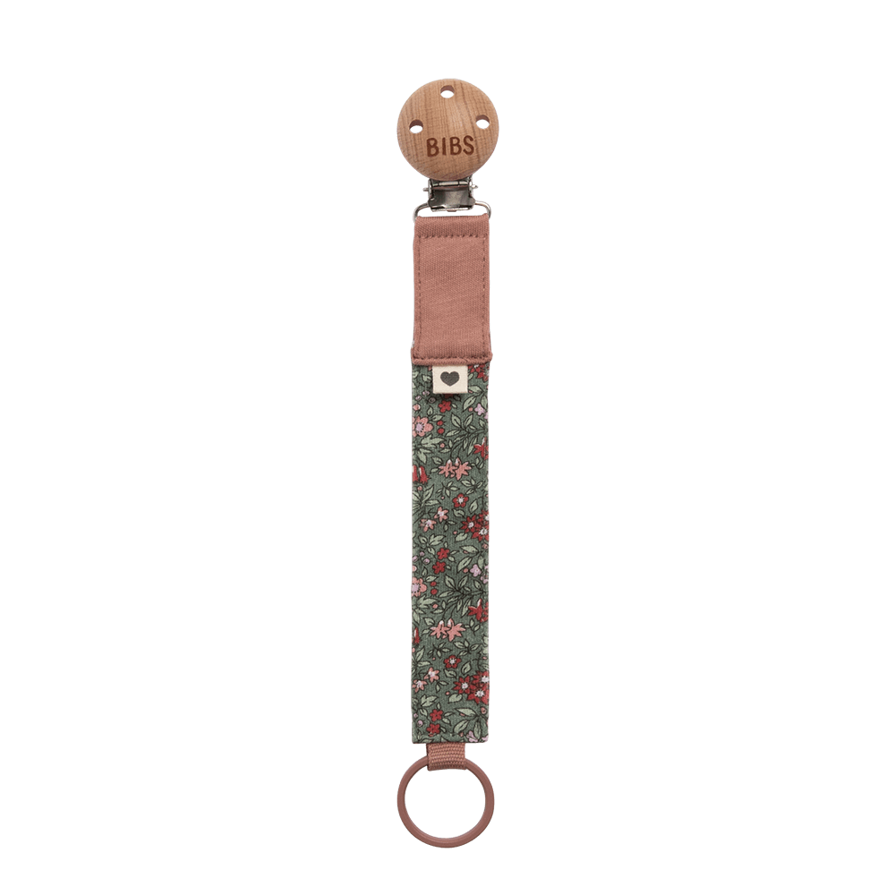 BIBS x LIBERTY Pacifier Clip - Chamomile Lawn Woodchuck - BIBS