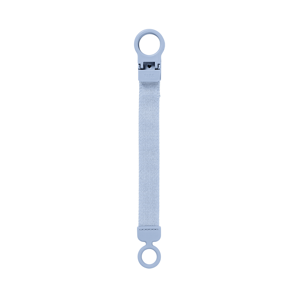 New Pacifier Loops Pacifier Clip Loop - Dusty Blue – BIBS B2B US