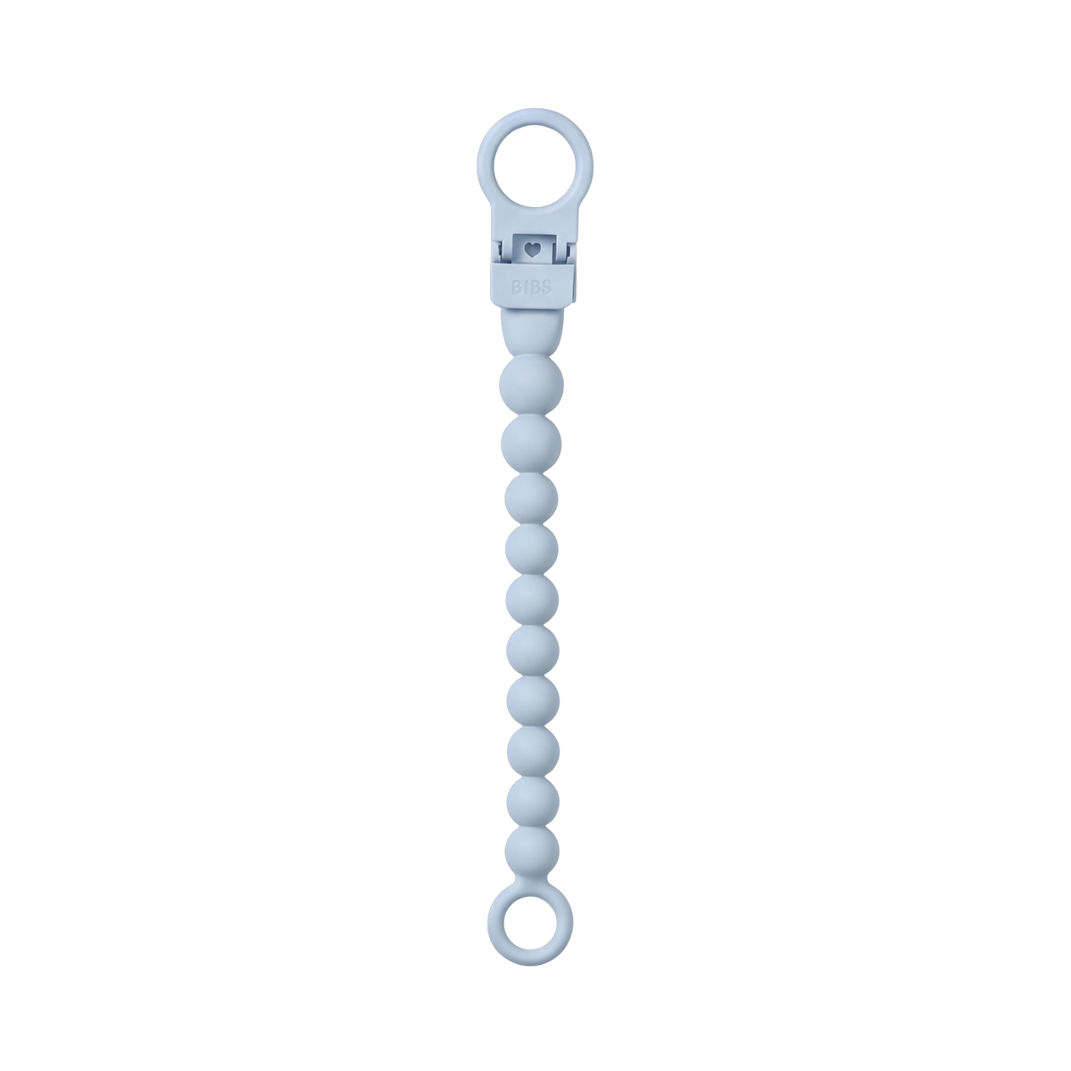 Pacifier Clip Beaded - Baby Blue