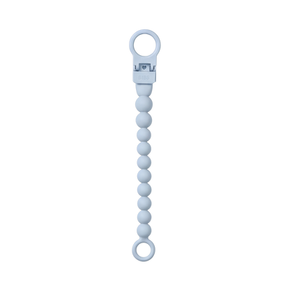 Pacifier Clip Beaded - Baby Blue