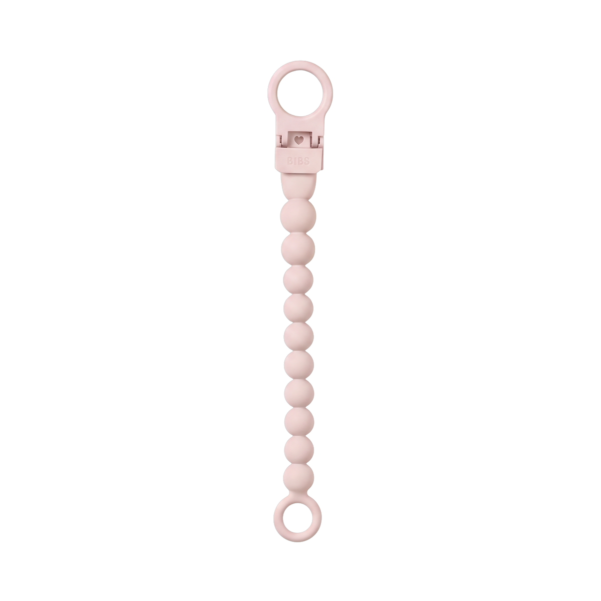 Pacifier Clip Beaded - Petal