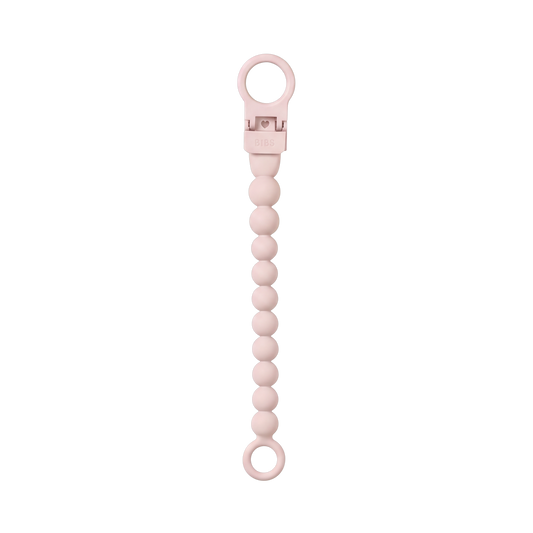 Pacifier Clip Beaded - Petal