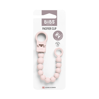 Pacifier Clip Beaded - Petal
