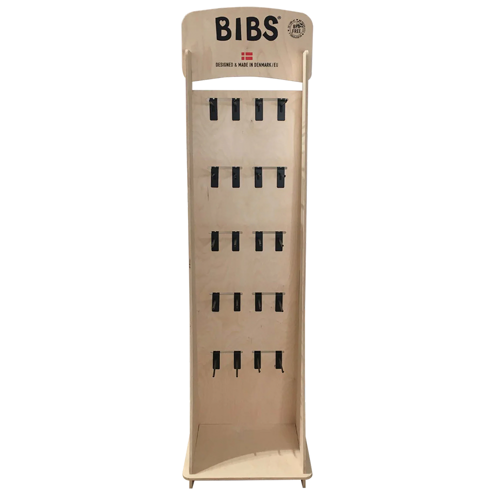Display Bibs Single Sided Small Display - Includes 20 hooks (8