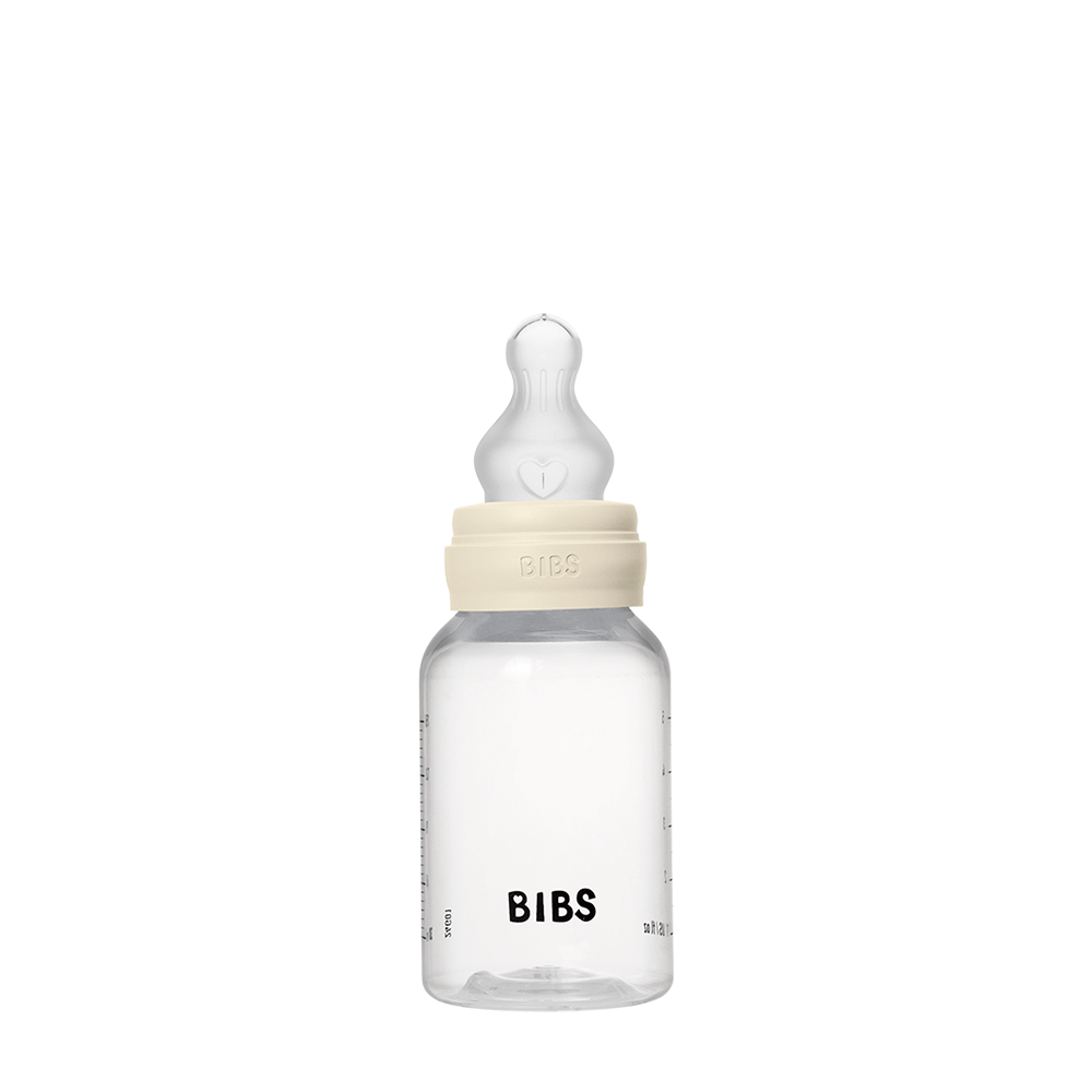 Baby BPA-Free PP Bottle Set 150ml Silicone - Ivory