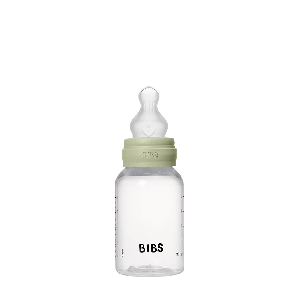 Baby BPA-Free PP Bottle Set 150ml Silicone - Sage