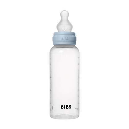 Baby BPA-Free PP Bottle Set 270ml Silicone - Baby Blue