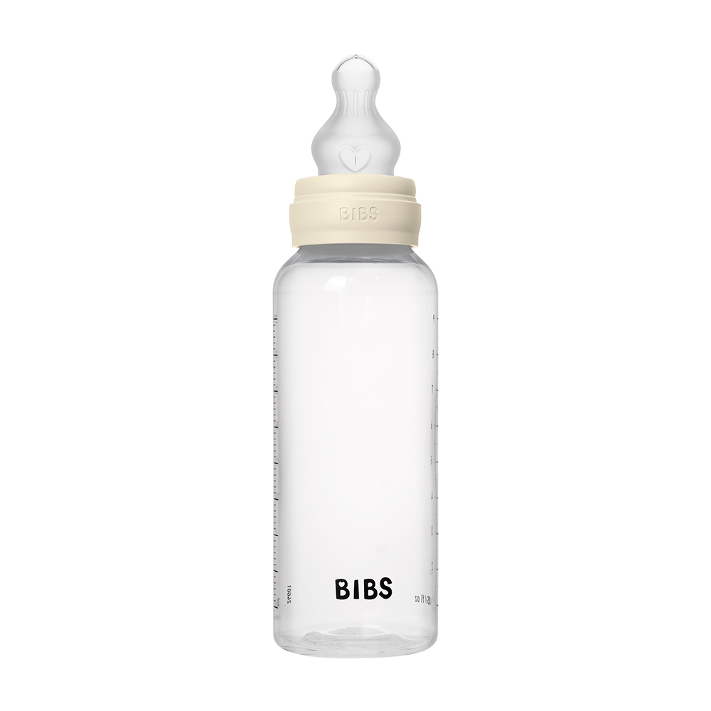 Baby BPA-Free PP Bottle Set 270ml Silicone - Ivory