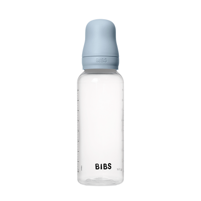 Baby BPA-Free PP Bottle Set 270ml Silicone - Baby Blue