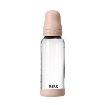 Baby Glass Bottle Set 8oz  Latex - Blush