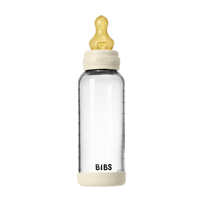 Baby Glass Bottle Set 8oz Latex - Ivory