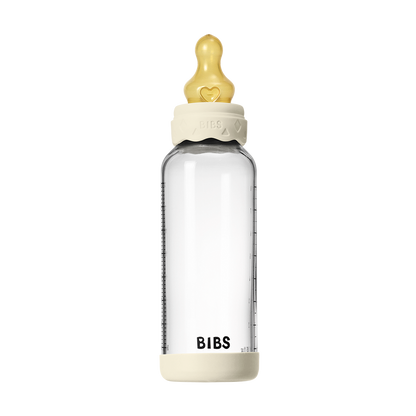 Baby Glass Bottle Boheme Set 8oz Latex - Ivory