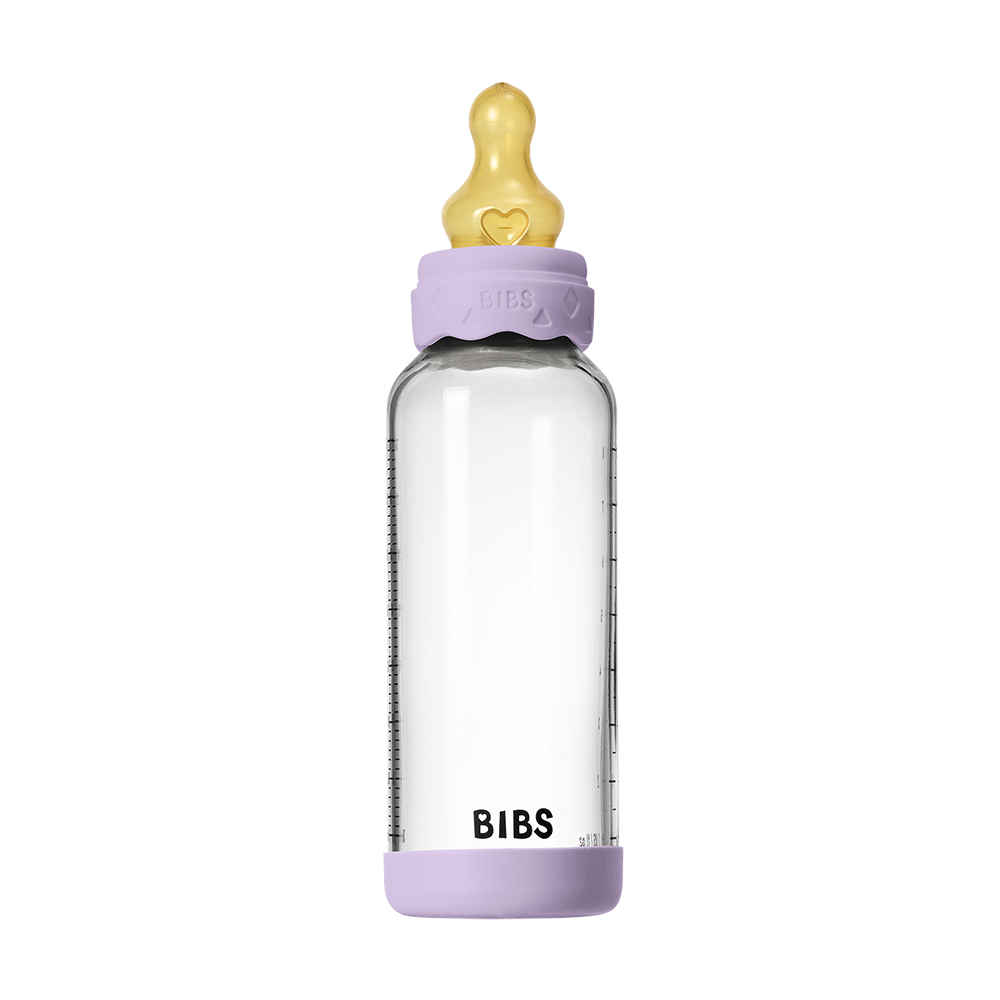 Baby Glass Bottle Boheme Set 8oz Latex - Violet Sky